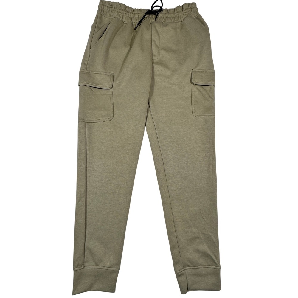 BKLYN Athletics Mens Intertech Jogger Cargo Pants Olive‎ Green Size Medium